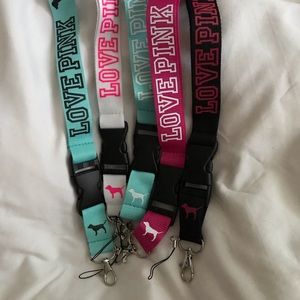 Love Pink lanyards (5)